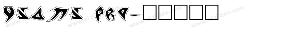 ysans pro字体转换